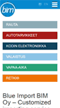 Mobile Screenshot of blueimport.fi